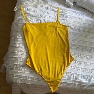 Plain Yellow Bodysuit